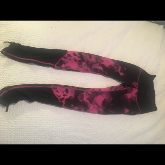 New pink/black leggings - Picture 1 of 3
